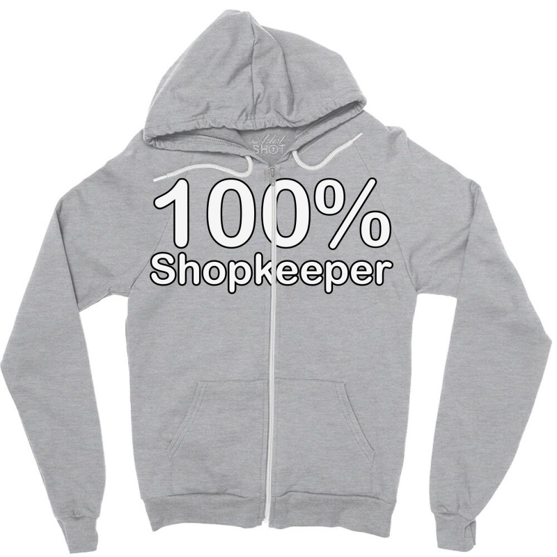 Shopkeeper Couples Gifts For Boyfriend And Girlfri Zipper Hoodie by kuranaszondyv | Artistshot