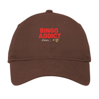 Bingo Addict Red Music Adjustable Cap | Artistshot