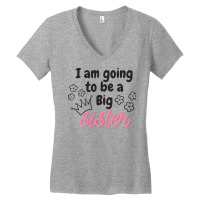 I Am Going To Be A Big Sister Stars Women's V-neck T-shirt | Artistshot