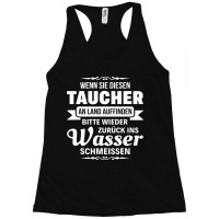 Diving Diver Sea Scuba Diving Underwater Fun Racerback Tank | Artistshot