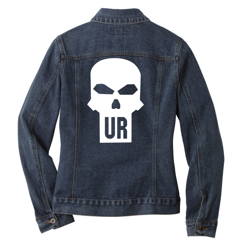 Underground Resistance Ur Punisher Ladies Denim Jacket by arvianart | Artistshot