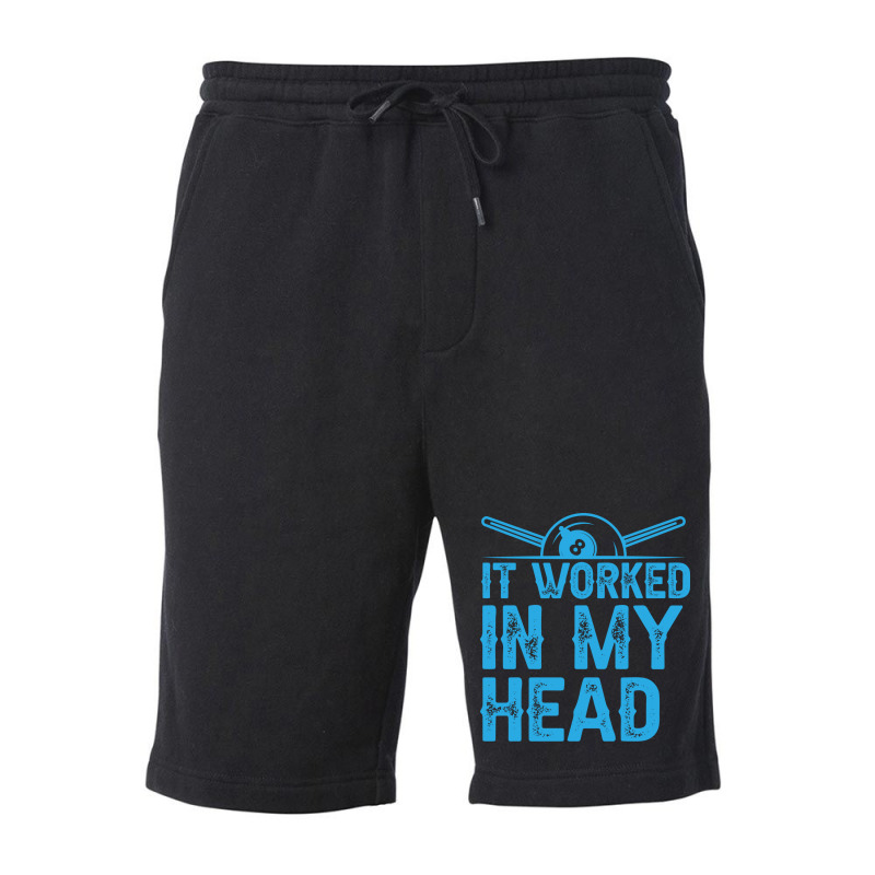 Billiards Funny Pool Quote Fleece Short | Artistshot