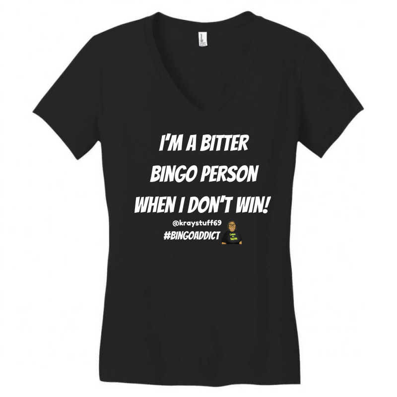 Bitter Bingo Hipster Women's V-Neck T-Shirt by staaliaglagok | Artistshot