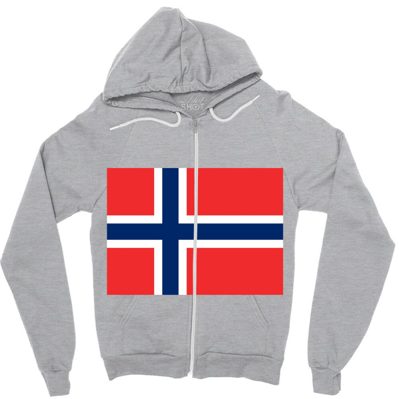 Norway Classic Zipper Hoodie | Artistshot