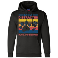 Easily Distracted Champion Hoodie | Artistshot