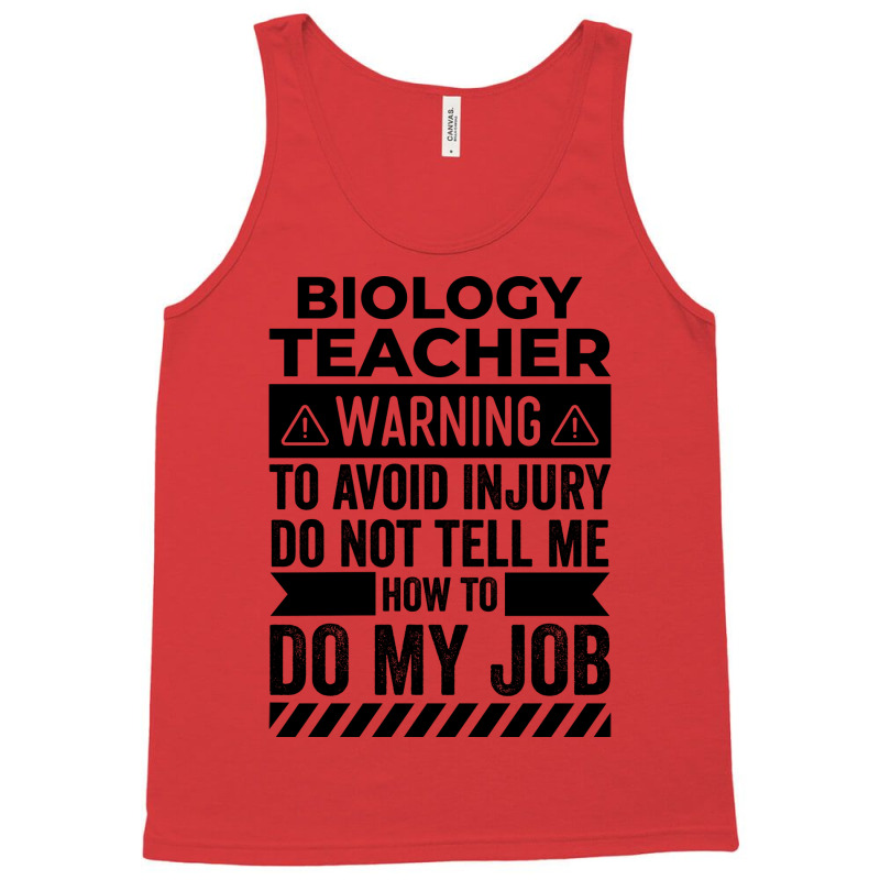 Biology Teacher Warning Love Tank Top by boyzenpragp | Artistshot