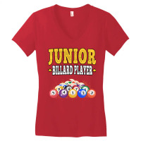 Junior Billard Player Pool Billiardplayers (1) Women's V-neck T-shirt | Artistshot