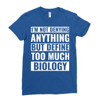 Funny Biology Design For Biologist Nerd Red Ladies Fitted T-shirt | Artistshot