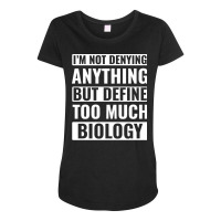 Funny Biology Design For Biologist Nerd Red Maternity Scoop Neck T-shirt | Artistshot