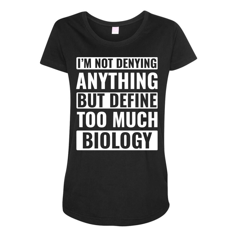 Funny Biology Design For Biologist Nerd Red Maternity Scoop Neck T-shirt by binayalincyk | Artistshot