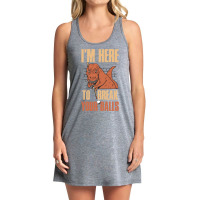 Im Here To Break Your Balls Funny Billiards Gift Tank Dress | Artistshot