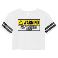 Funny And Awesome Warning May Spontaneously Start Scorecard Crop Tee | Artistshot