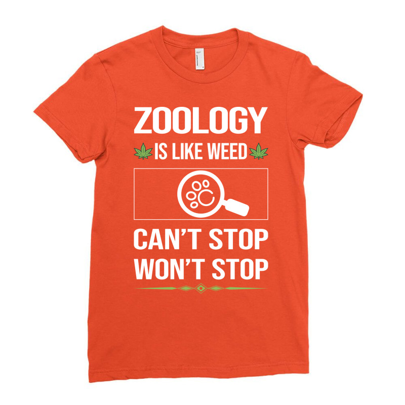 Funny Cant Stop Zoology Zoologist 80s Ladies Fitted T-Shirt by ngusevahikj | Artistshot