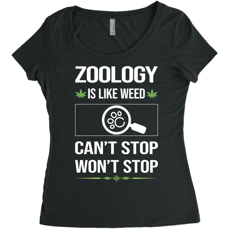 Funny Cant Stop Zoology Zoologist 80s Women's Triblend Scoop T-shirt by ngusevahikj | Artistshot