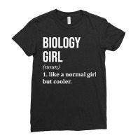 Funny And Awesome Definition Style Saying Biology Ladies Fitted T-shirt | Artistshot