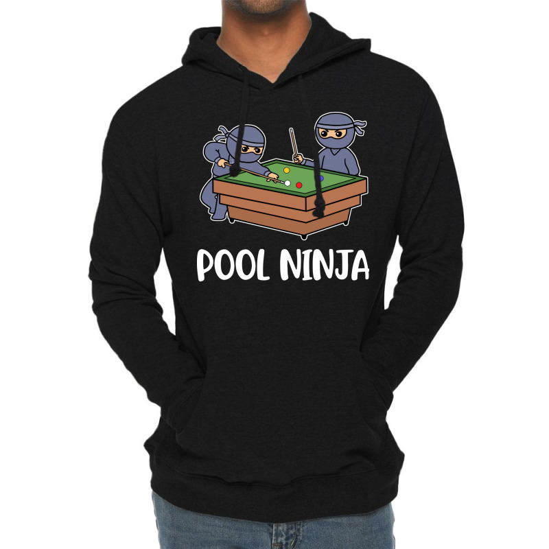 Pool Ninja Funny Billiards Gift Lightweight Hoodie | Artistshot