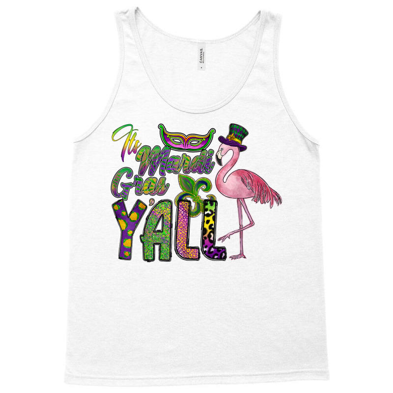 Mardi Gras Shirt Women Men Flamingo Carnival Costu Tank Top | Artistshot