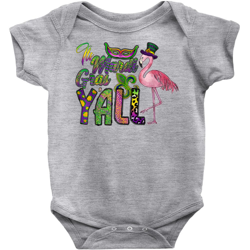 Mardi Gras Shirt Women Men Flamingo Carnival Costu Baby Bodysuit | Artistshot