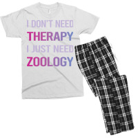 Funny Therapy Zoology Zoologist Love Men's T-shirt Pajama Set | Artistshot