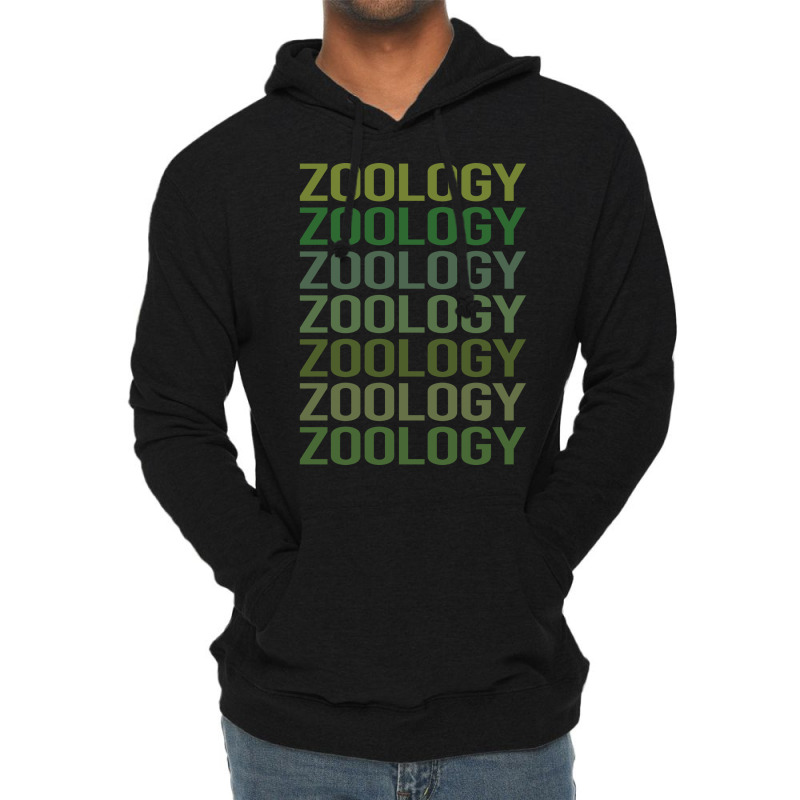 Green Text Zoology Zoologist Aesthetic Lightweight Hoodie | Artistshot