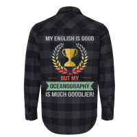 Funny Oceanography School Or College Subject Desig Flannel Shirt | Artistshot