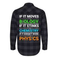 Funny Biology Chemistry Physics Definitions 70s Flannel Shirt | Artistshot