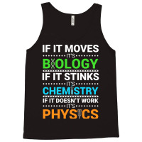 Funny Biology Chemistry Physics Definitions 70s Tank Top | Artistshot