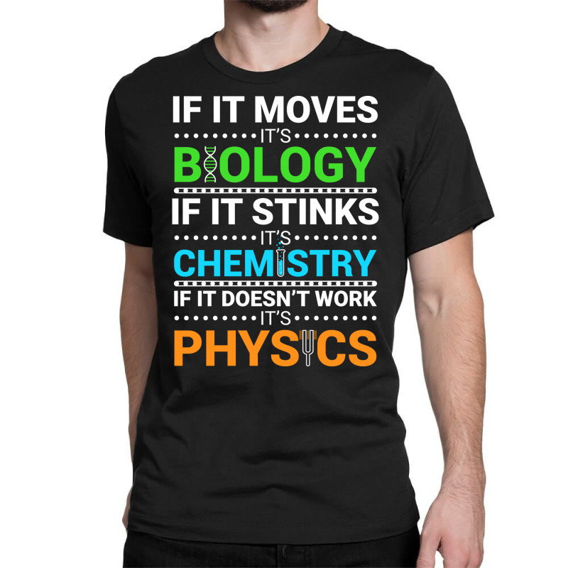 Funny Biology Chemistry Physics Definitions 70s Classic T-shirt by boyzenpragp | Artistshot