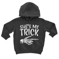 Mens Shes My Trick Matching Couple Halloween Costu Toddler Hoodie | Artistshot