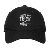 Mens Shes My Trick Matching Couple Halloween Costu Adjustable Cap | Artistshot