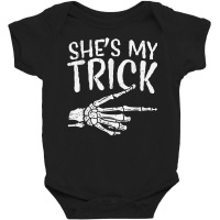 Mens Shes My Trick Matching Couple Halloween Costu Baby Bodysuit | Artistshot