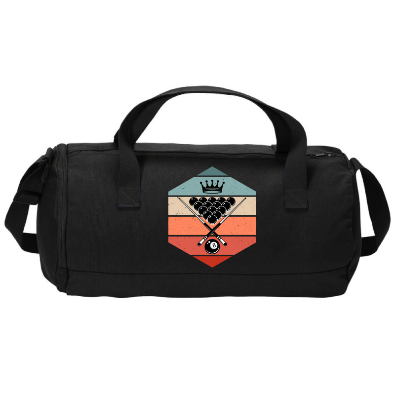 Retro Vintage Billiard 8 Ball Snooker Player Duffel Bag | Artistshot