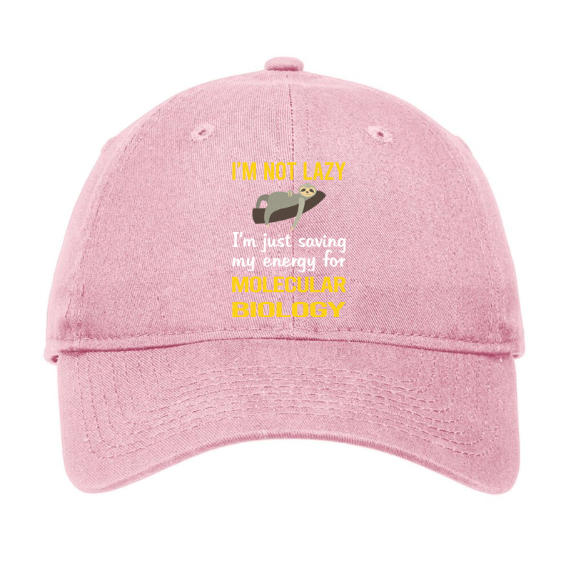 Funny Lazy Molecular Biology Aesthetic Adjustable Cap | Artistshot