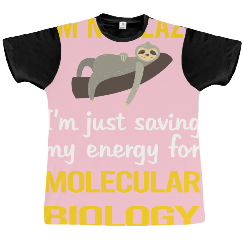 Funny Lazy Molecular Biology Aesthetic Graphic T-shirt | Artistshot