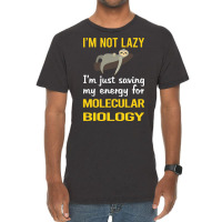 Funny Lazy Molecular Biology Aesthetic Vintage T-shirt | Artistshot