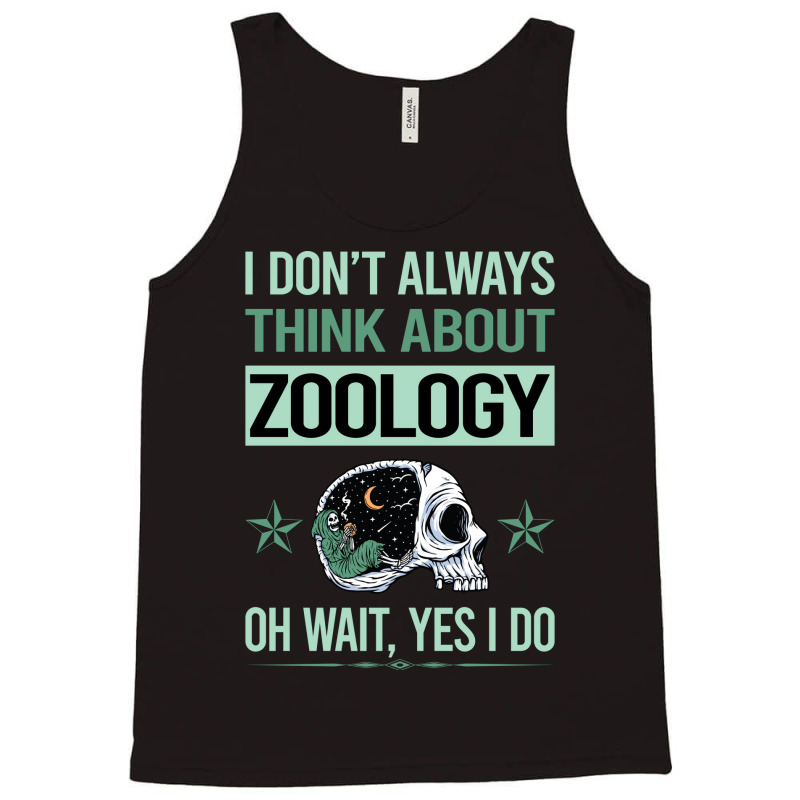 Funny Skeleton Yes I Do Zoology Zoologist Humor Tank Top by hsiangkididiq | Artistshot