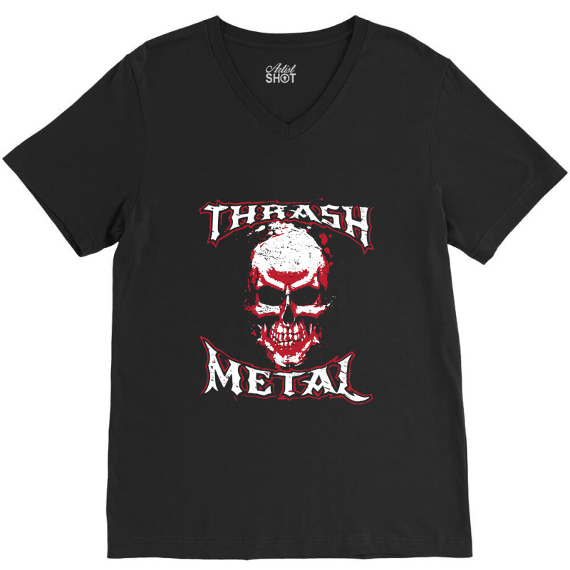 Grim Reaper Thrash Metal Product Music Heavy Metal V-neck Tee | Artistshot