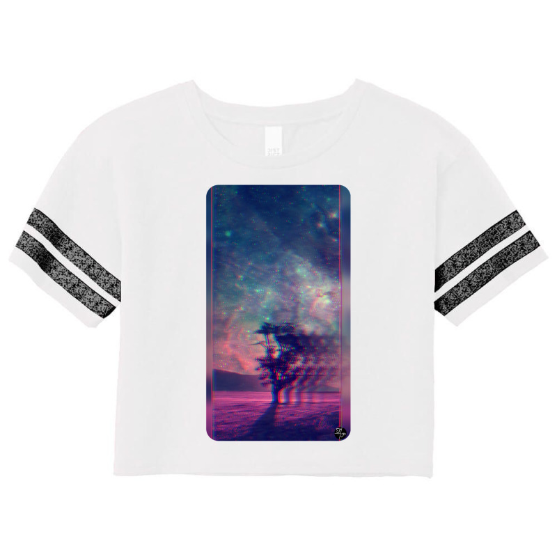 Laandscape Tree Design Scorecard Crop Tee by feronwouwerl | Artistshot