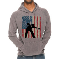 Vintage American Flag Billiards 4th Of July Vintage Hoodie | Artistshot