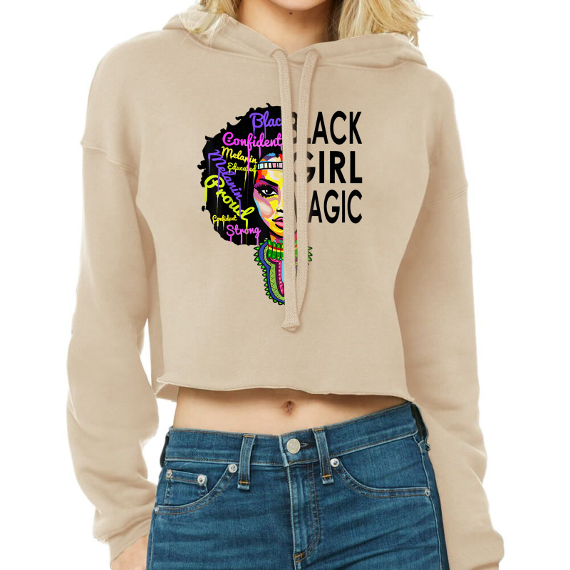 Custom Black Girl Magic T Shirt African Dashiki Outfit Pride Month Cropped  Hoodie By Afa Designs - Artistshot