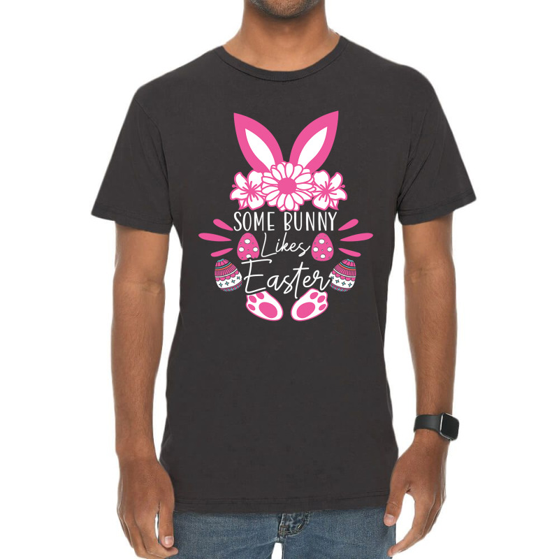 Easter Bunny Egg Hunting 2 Vintage T-shirt | Artistshot