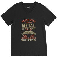 Funny Detectorist Metal Detecting Detectoring V-neck Tee | Artistshot