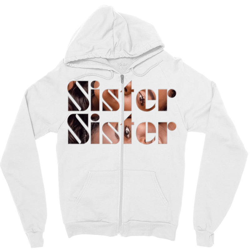 Sister Sister Cute Zipper Hoodie by kuranaszondyv | Artistshot