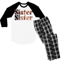 Sister Sister Cute Men's 3/4 Sleeve Pajama Set | Artistshot