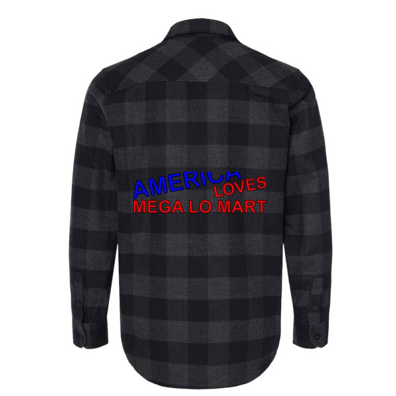 Hot Trend America Loves Mega Lo Mart Flannel Shirt | Artistshot