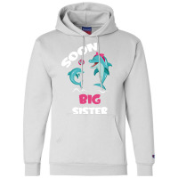 Soon Big Sister Dolphin Lover Red Champion Hoodie | Artistshot