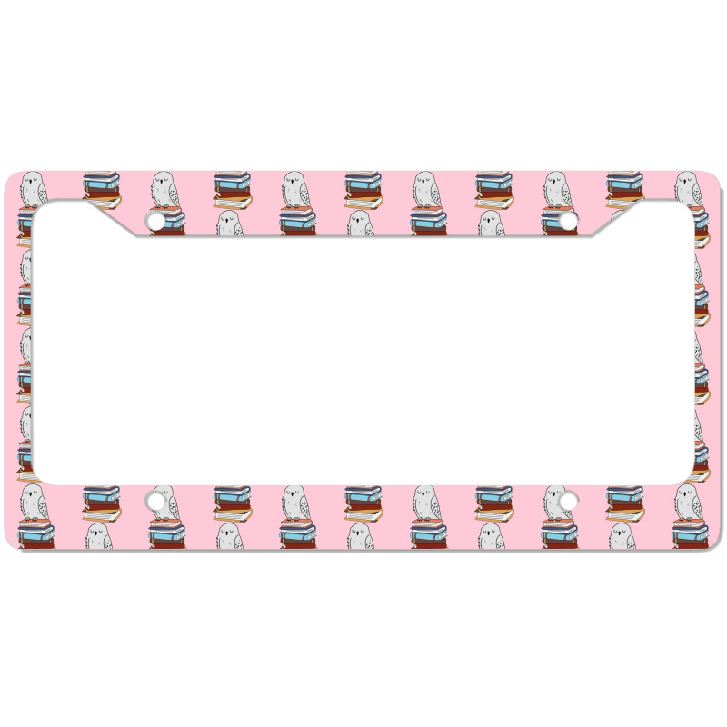 Magic Owl On Books 15 License Plate Frame | Artistshot