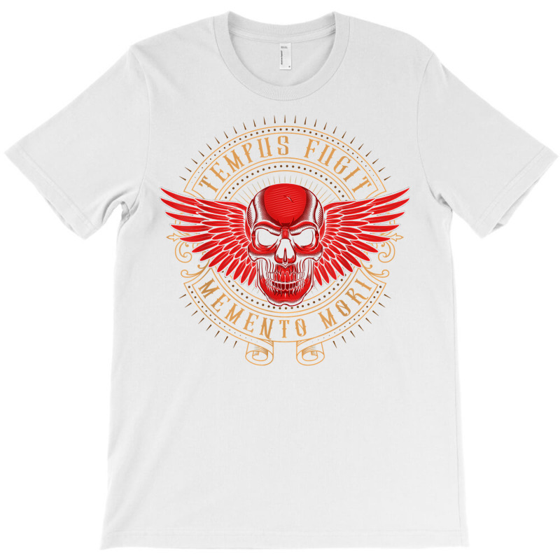 Tempus Fugit Memento Mori Latin Phrase T Shirt T-Shirt by validokel | Artistshot