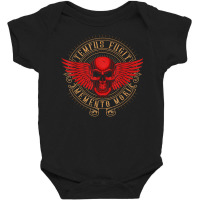 Tempus Fugit Memento Mori Latin Phrase T Shirt Baby Bodysuit | Artistshot