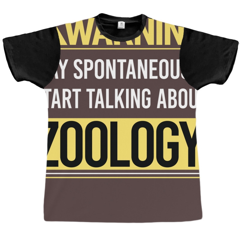 Warning About Zoology Zoologist Aesthetic Graphic T-shirt | Artistshot